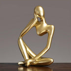 Mente Sculptuur | Abstracte Denker, Duurzaam Hars