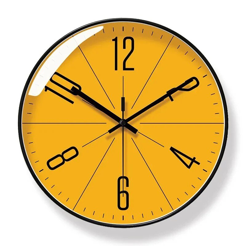 Blixt Wall Clock | Silent Quartz Mechanism, Minimalistic Design