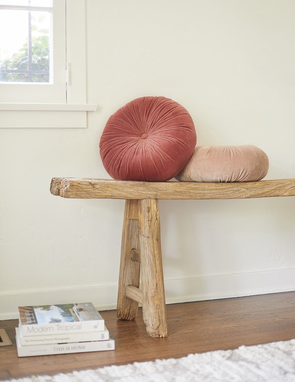 Monroe Velvet Round Pillow
