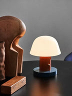 Bello Mushroom Table Lamp | Rechargeable LED, Touch Control Dimming