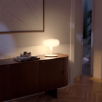 Lumo LED Table Lamp | Dimmable Touch, Retro Mushroom Design