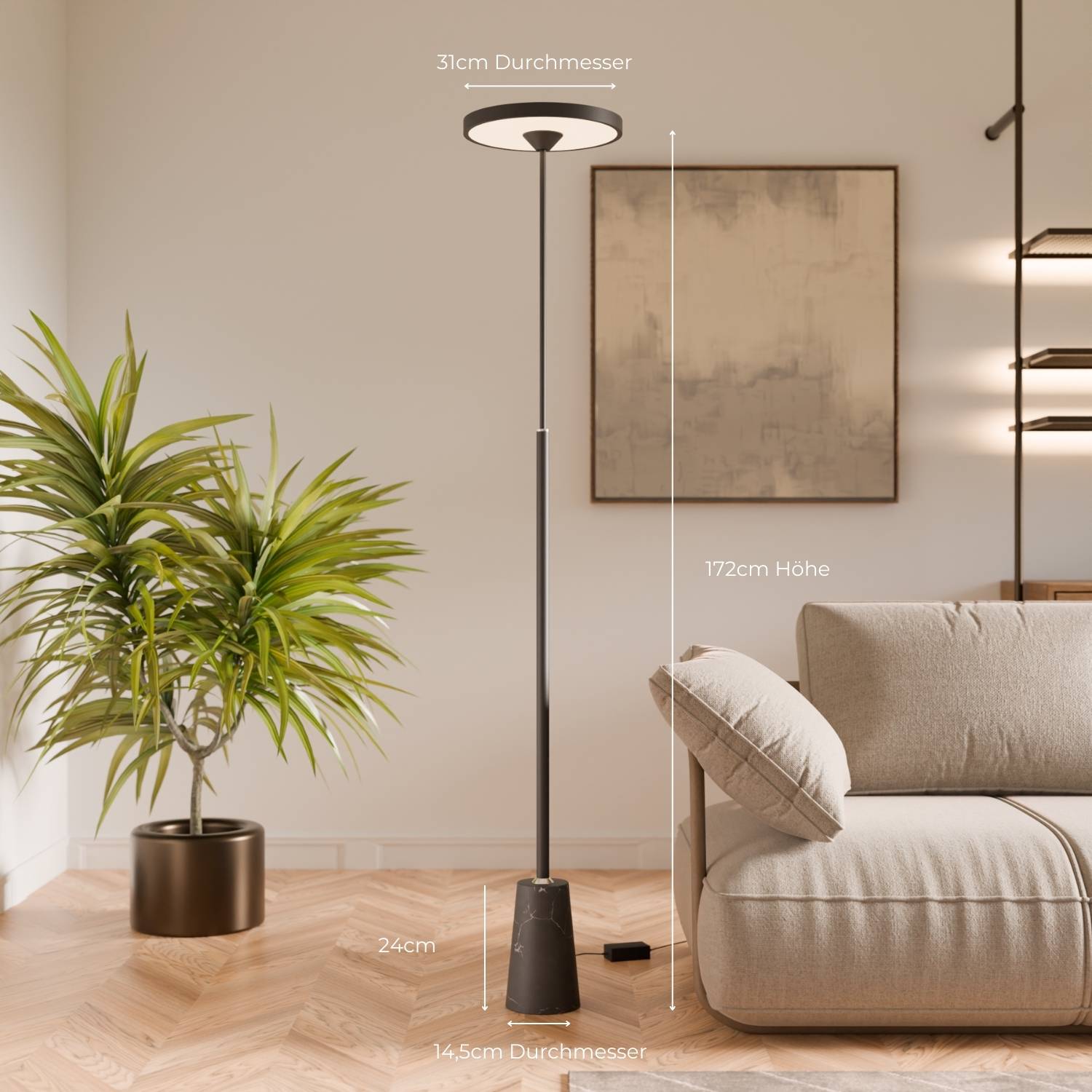 Bela Floor Lamp | Modern Design, Energy-Efficient LED
