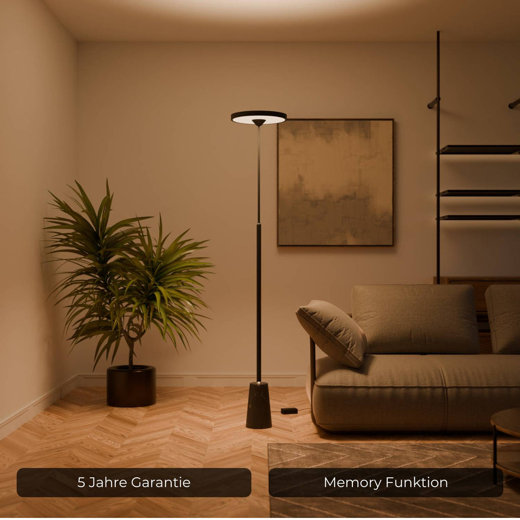 Nexa Floor Lamp | Stylish Lantern Design, Marble Base
