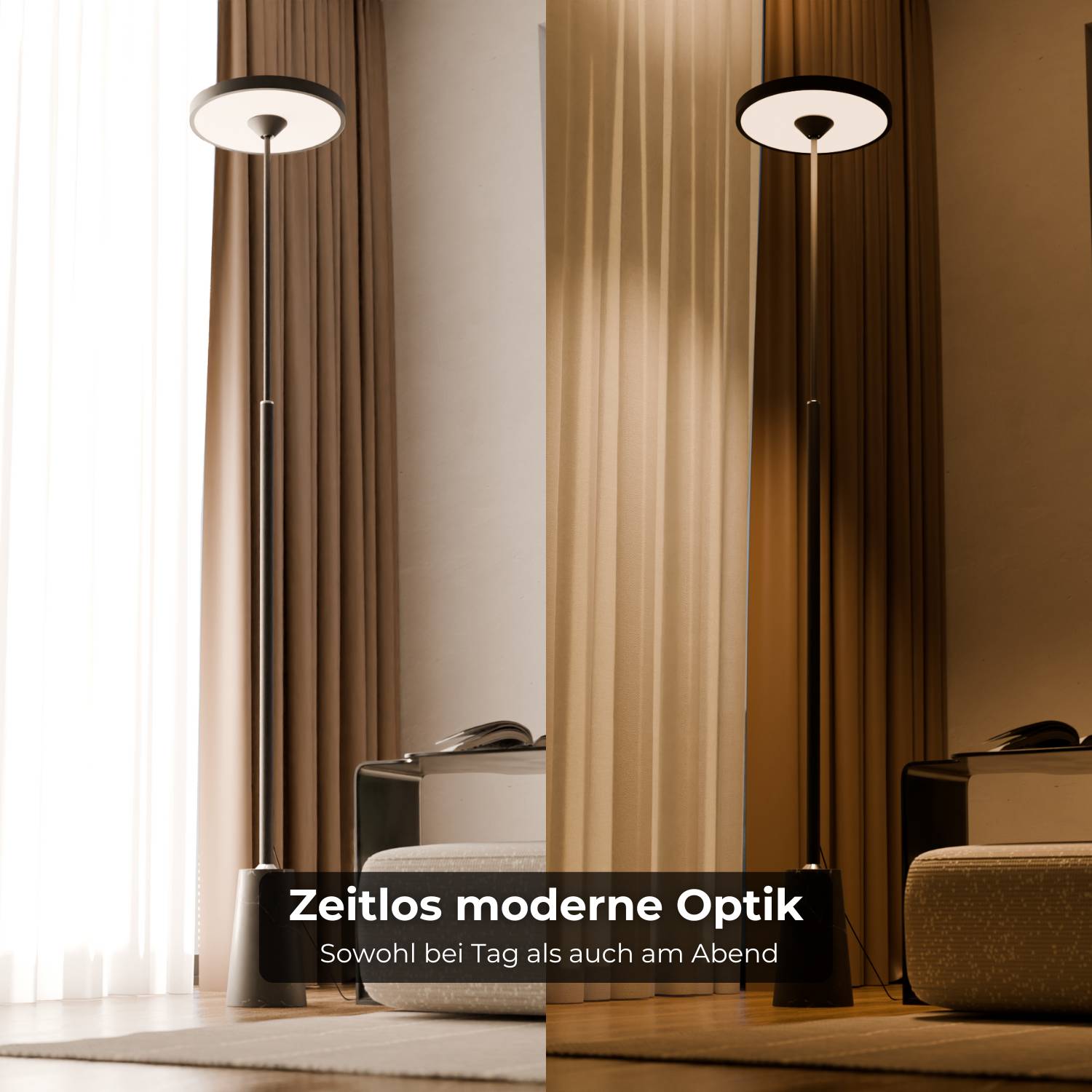Nexa Floor Lamp | Stylish Lantern Design, Marble Base