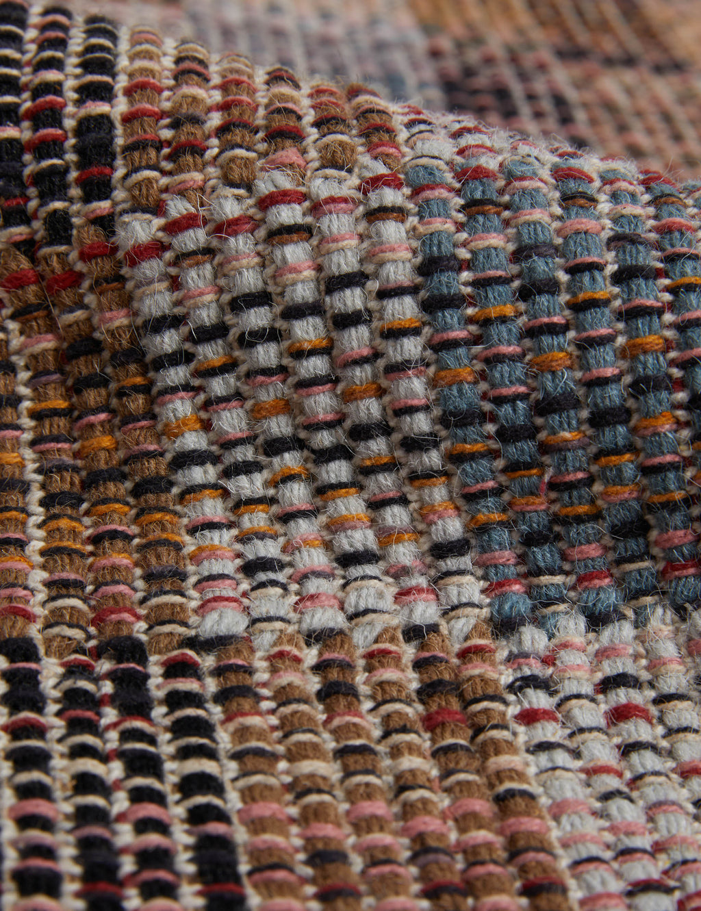 Sora Handwoven Rug | Wool-Blend, Geometric Motif