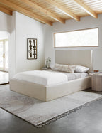 Crest Accent Pillow | Raw Silk, Textured Design