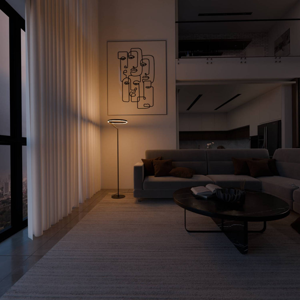 Navi Floor Lamp | Dimmable, Adjustable Color Temperature