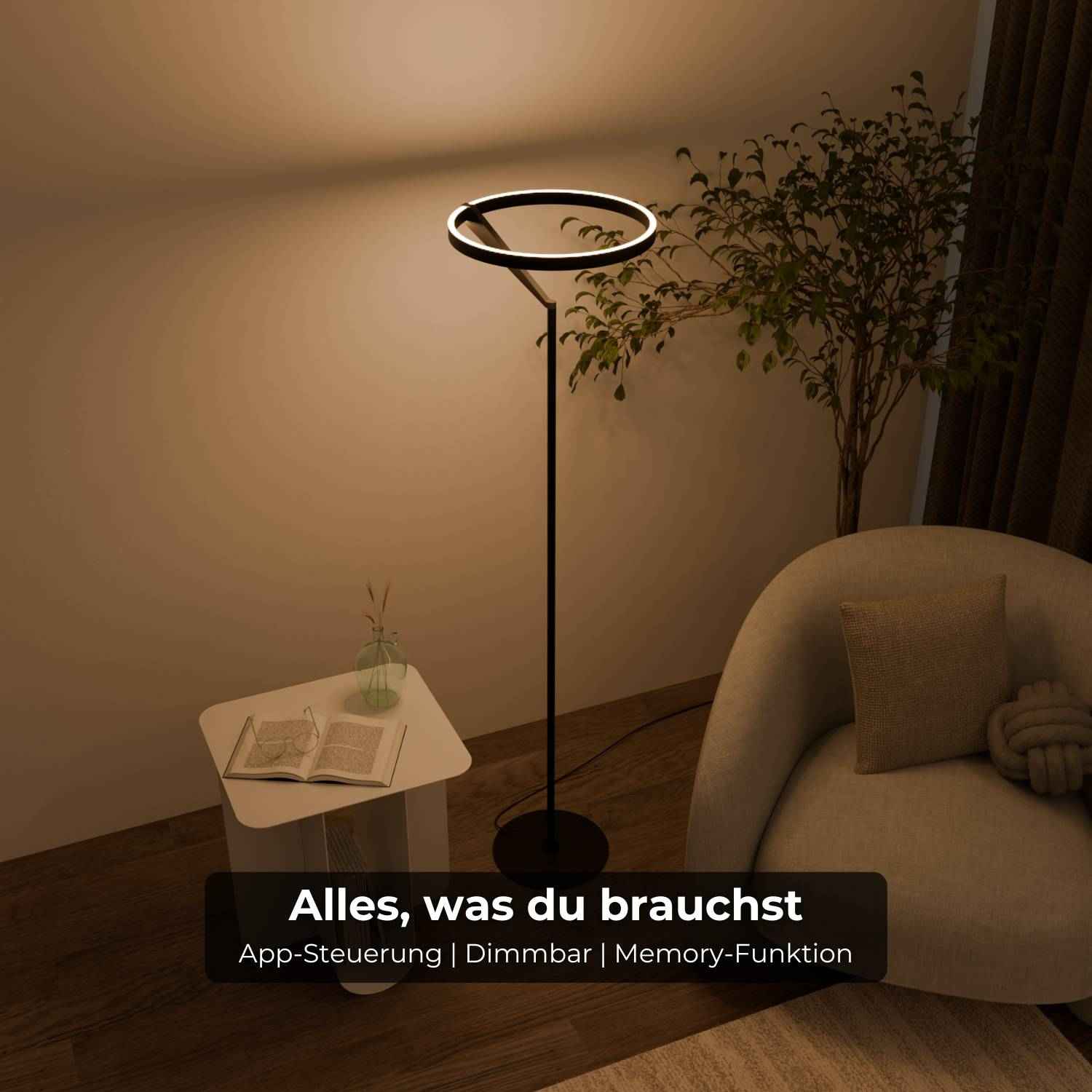 Bela Floor Lamp | Dimmable, Adjustable Color Temperature