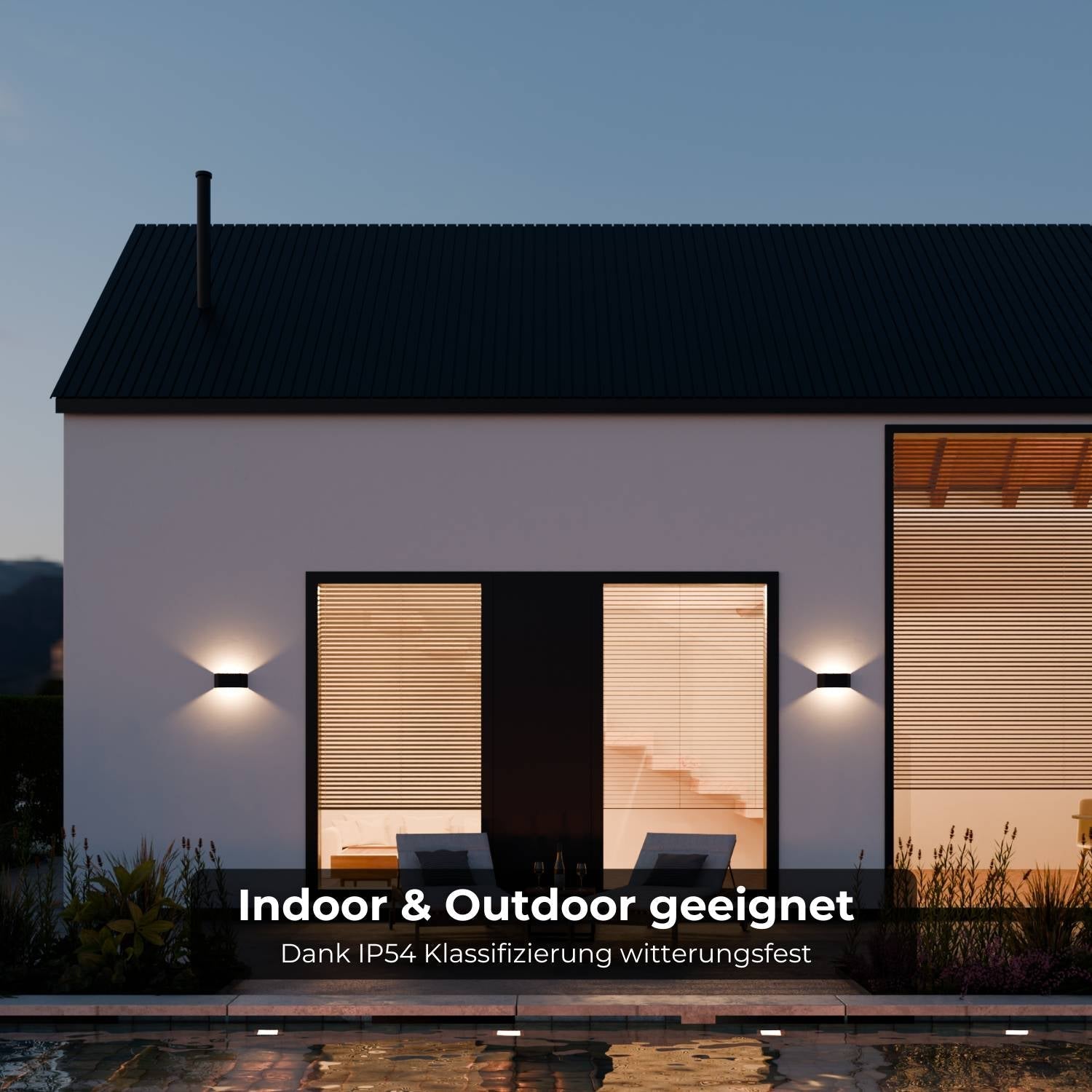 Ombra Wall Light | Warm White 2700K, IP54 Certified