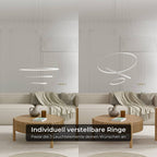 Bela Ring Pendant Light | Modern Design, Adjustable Height