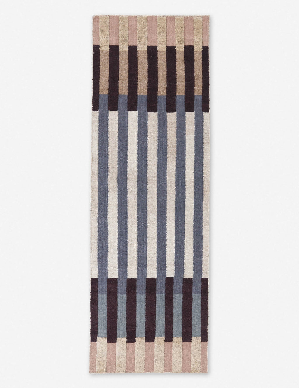 Bello Hand-Knotted Wool Rug | Geometric Design, High-Low Texture