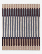 Bello Hand-Knotted Wool Rug | Geometric Design, High-Low Texture