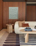 Bello Hand-Knotted Wool Rug | Geometric Design, High-Low Texture