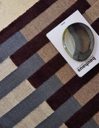 Bello Hand-Knotted Wool Rug | Geometric Design, High-Low Texture
