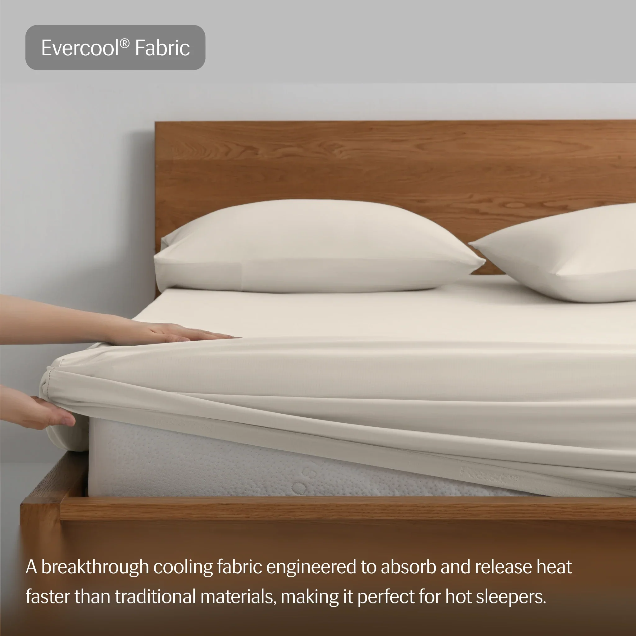CendreCool + Temperature-Control Fitted Sheet
