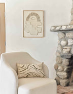 Bello Accent Pillow | Raw Silk, Textured Design