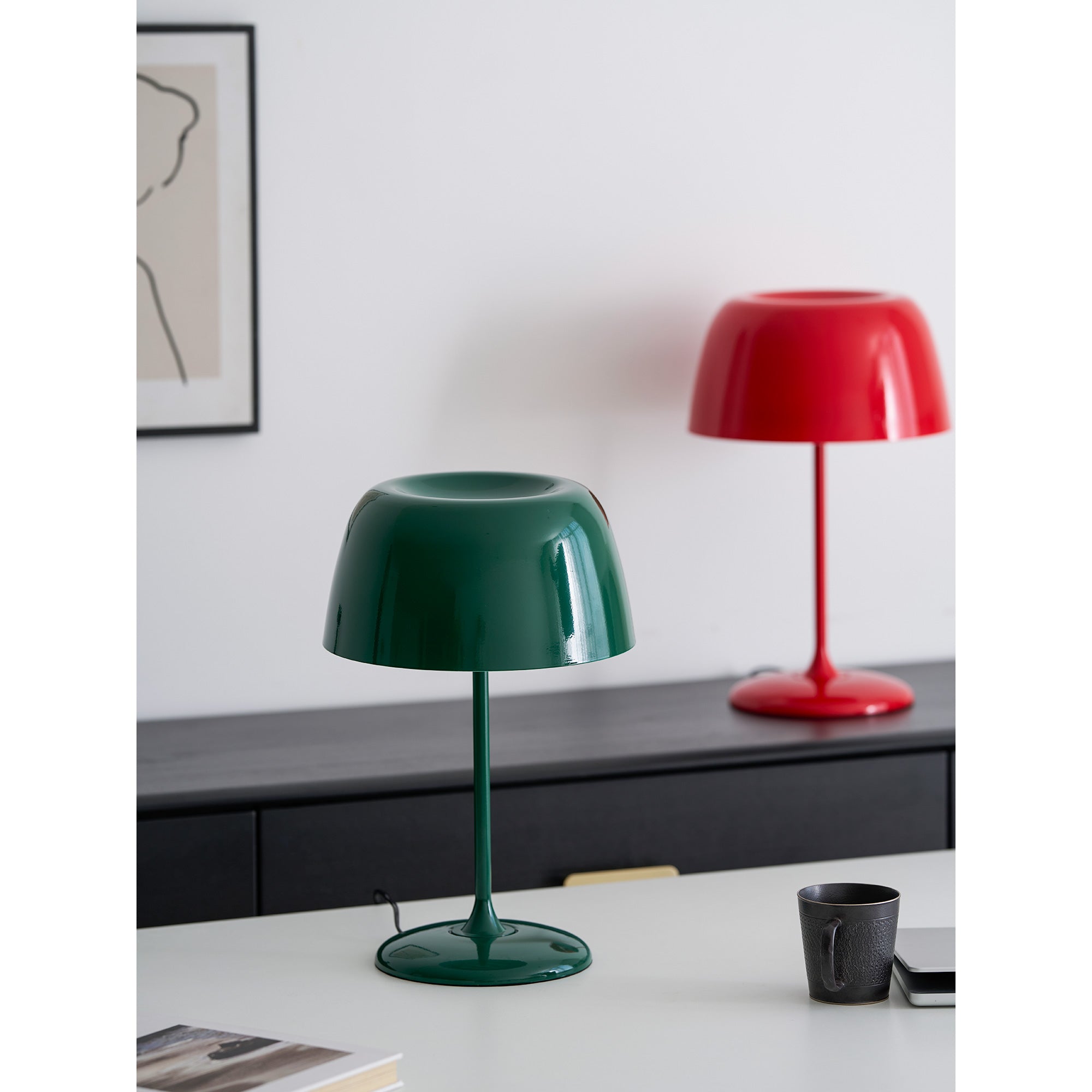 Bittel Sleek Iron Table Lamp