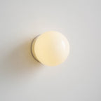 Minimalist Frosted Glass Globe Wall Light