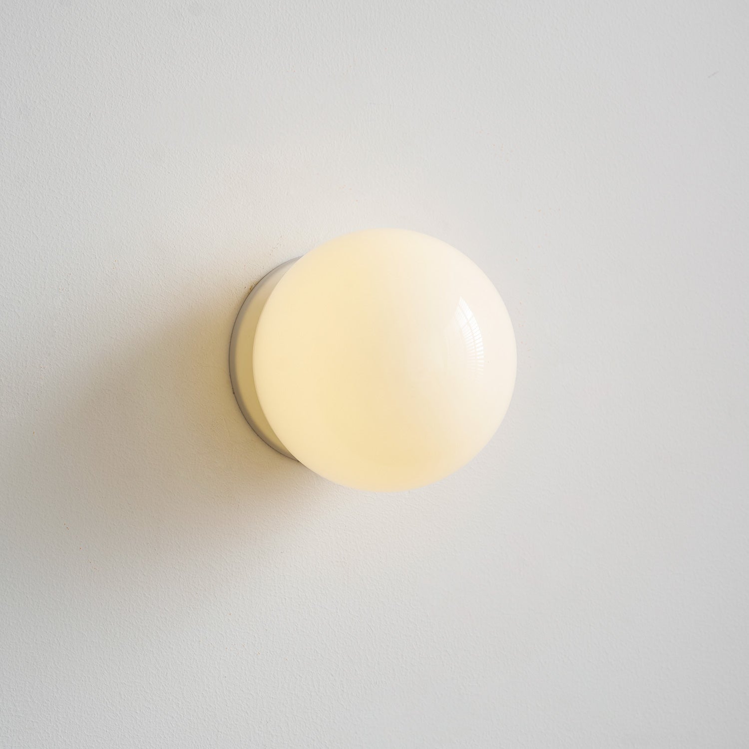 Minimalist Frosted Glass Globe Wall Light