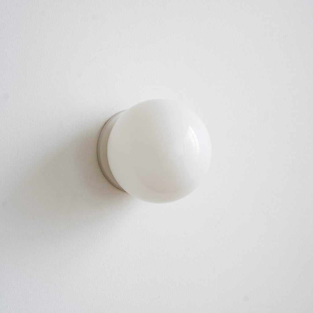 Minimalist Frosted Glass Globe Wall Light