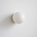 Minimalist Frosted Glass Globe Wall Light
