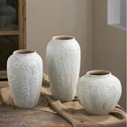Bela Ceramic Planters Set | Modern Nordic Design, Artisan Finish