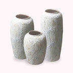 Bela Rustic Ceramic Planters | Handcrafted Nordic Design, Wide Mouth