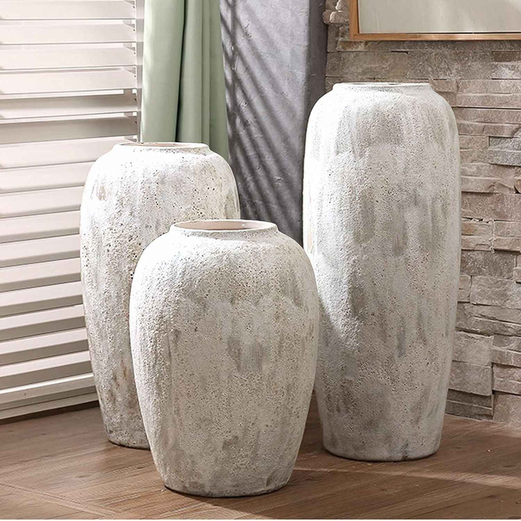 Bela Rustic Ceramic Planter Vases | Handcrafted Nordic Design