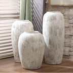 Bela Rustic Ceramic Planters | Handcrafted Nordic Design, Wide Mouth