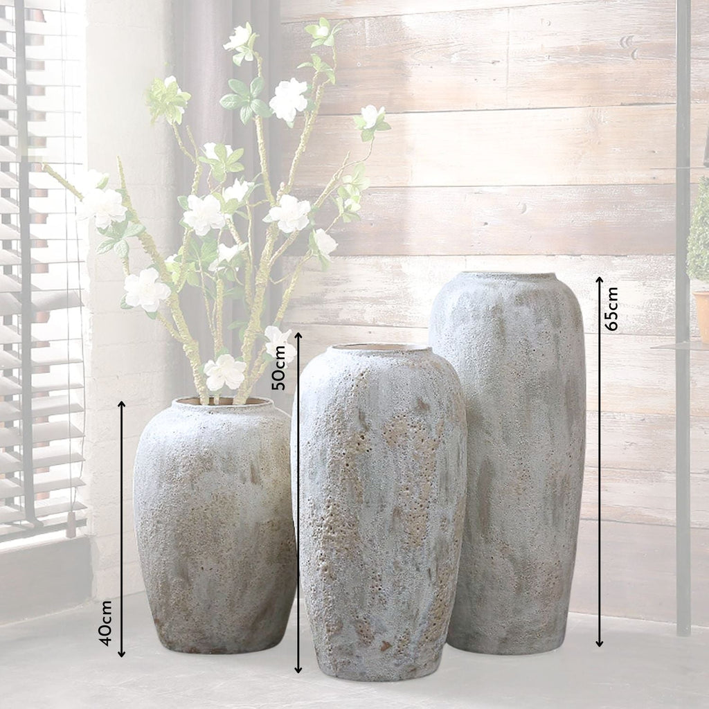 Bela Rustic Ceramic Planter Vases | Handcrafted Nordic Design