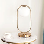 Florentisra - Modern Glass Globe Table Lamp