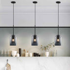 Bello Glass Pendant Light | Adjustable Suspension, Nordic Design