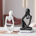 Mente Sculptuur | Abstracte Denker, Duurzaam Hars