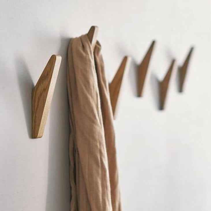 Bela Wandhaken Set van 2 | Handgemaakt Hout, Duurzaam