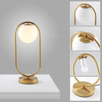 Florentisra - Modern Glass Globe Table Lamp