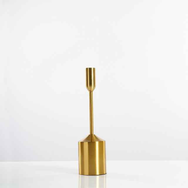 Bela Candle Holders | Luxe Gouden Metaal, Verschillende Maten