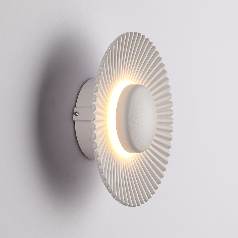 Bask SunRay Wall Lamp | Modern Metallic Design, Soft Ambient Glow