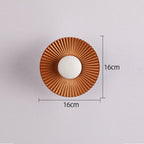 Bask SunRay Wall Lamp | Modern Metallic Design, Soft Ambient Glow