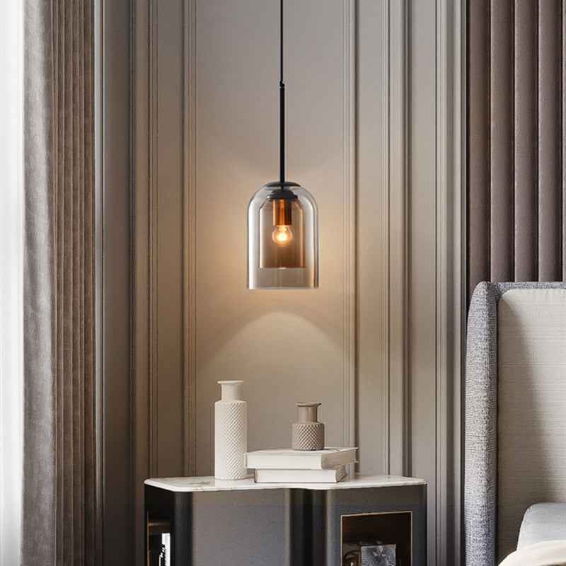 Bello Glass Pendant Light | Adjustable Suspension, Nordic Design