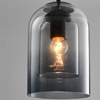 Mira Pendant Lamp | Double-Layer Glass Shade, Adjustable Height