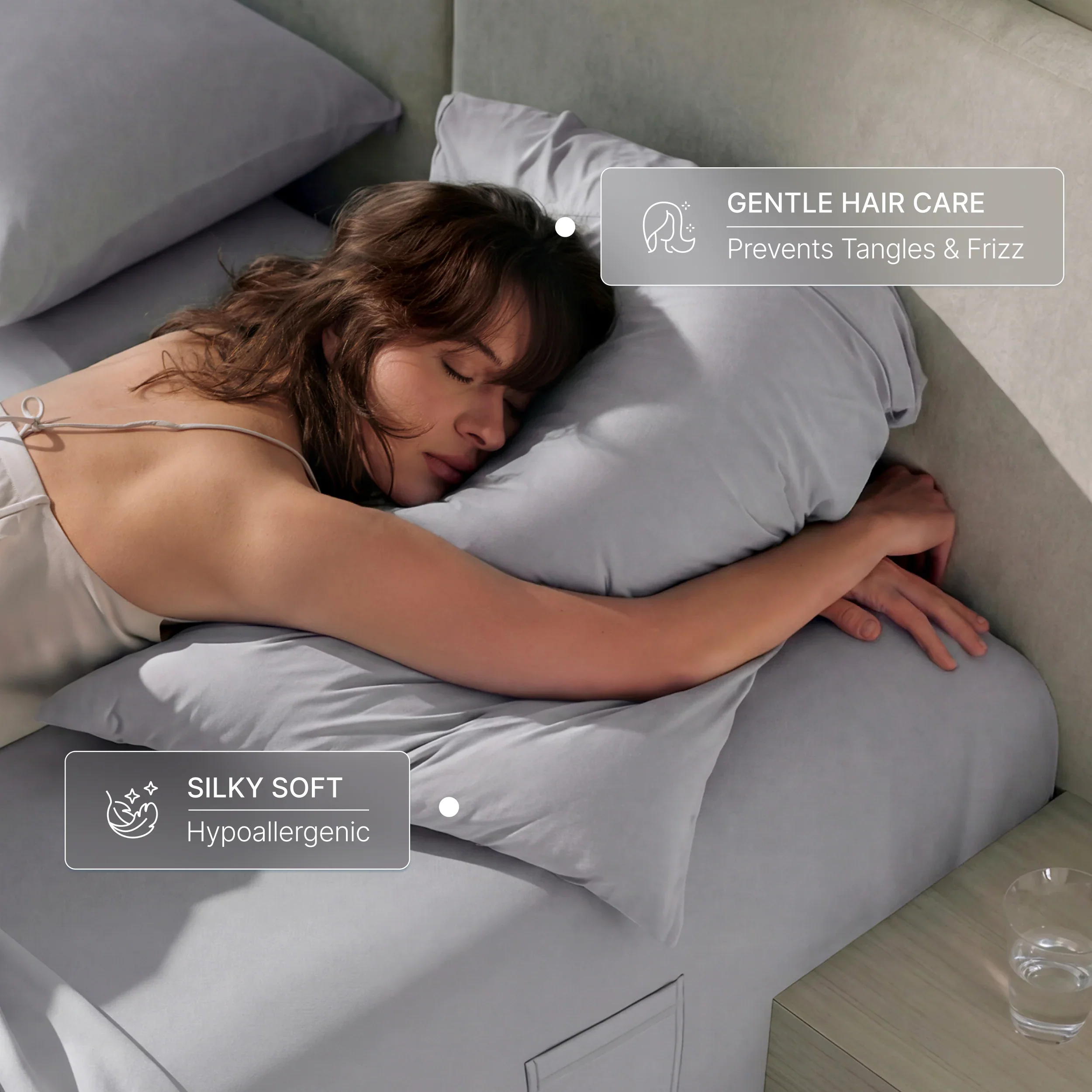 Cendre Cooling Pillowcases