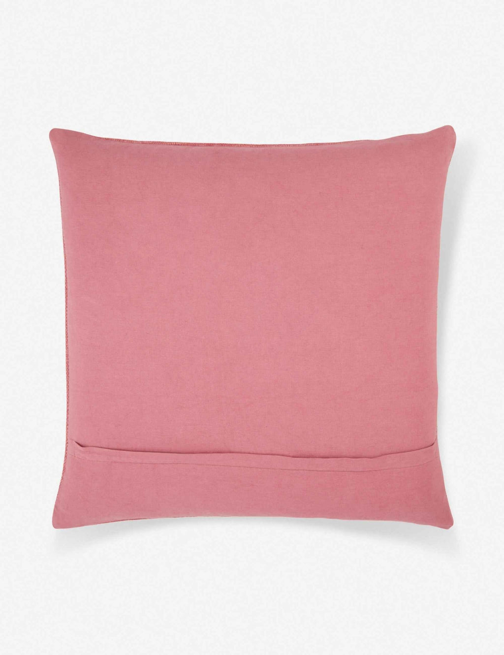 Mira Decorative Pillow | Solid Woven Cotton, Arabesque Pattern