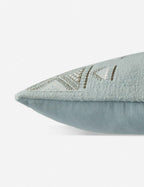 Cielo Decorative Pillow | Arabesque Pattern, Woven Cotton