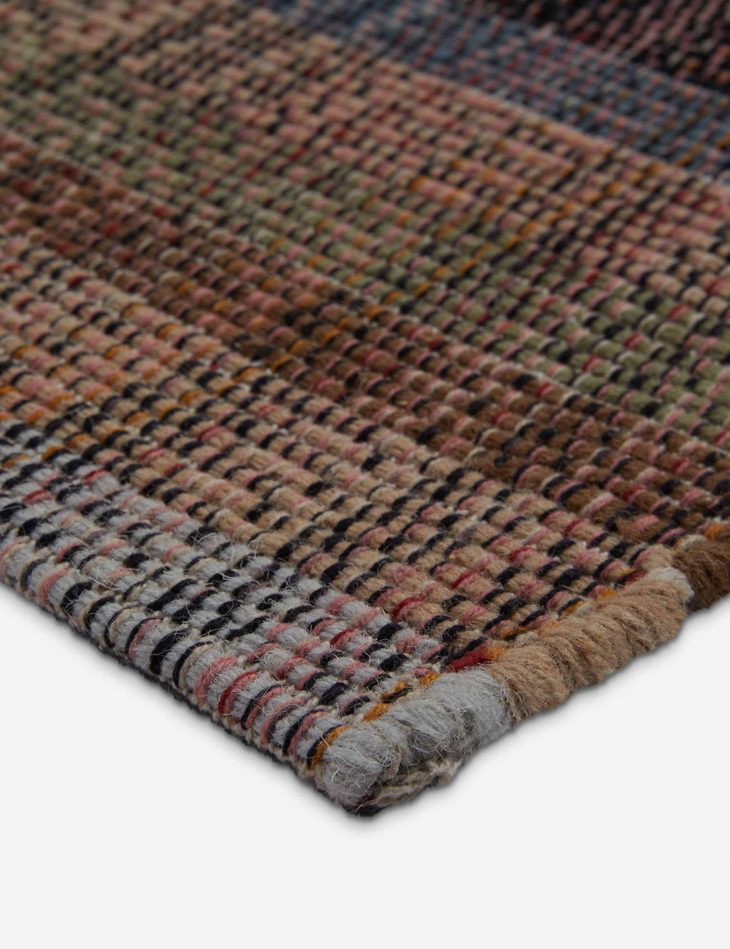 Sora Handwoven Rug | Wool-Blend, Geometric Motif