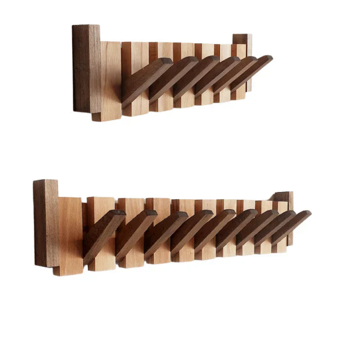 Cadenza Wall Coat Rack | Piano Key Design, Solid Wood