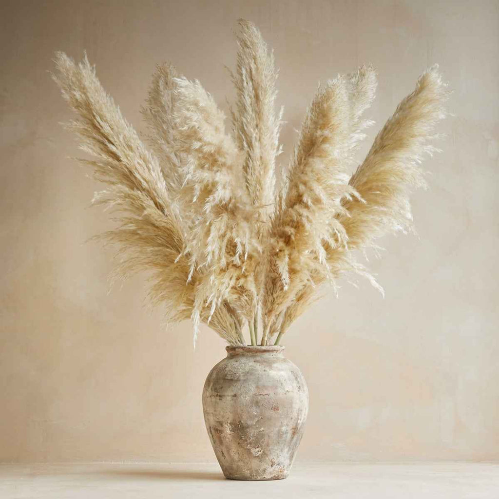 Bela Dried Pampas Grass Bouquet | XL Natural Decor for Home & Events
