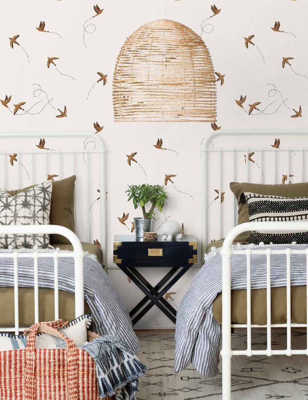 Sable Sparrow Wallpaper | Textured Design, Nature-Inspired