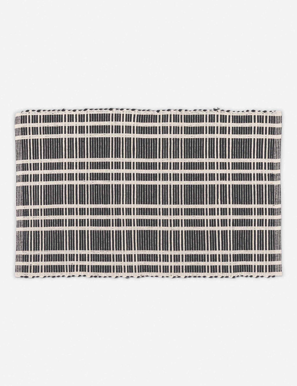 Rika Cozy Mat | 100% Cotton, Checkerboard Design