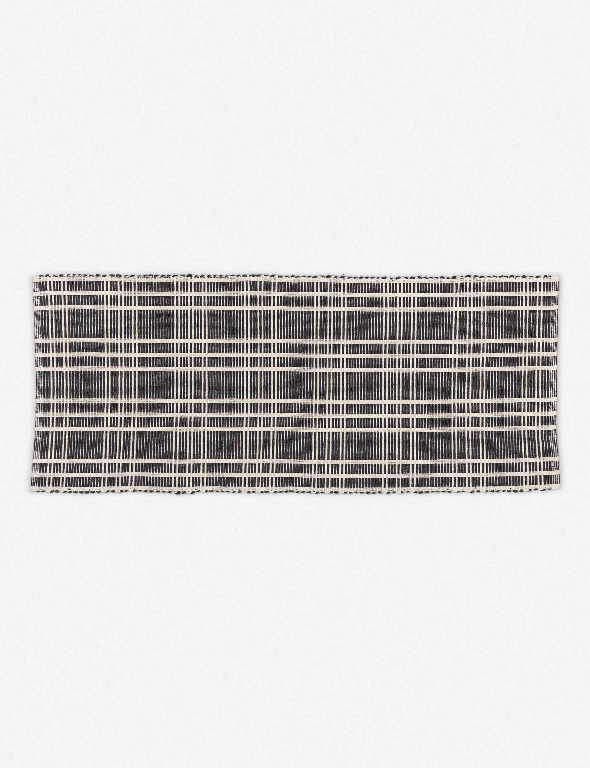 Rika Cozy Mat | 100% Cotton, Checkerboard Design