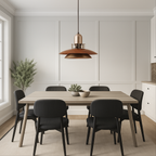Cilessa - Hanging Lamp with Layered Walnut Wood Design